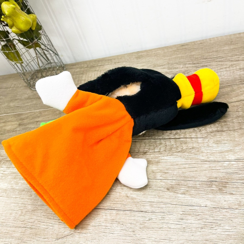 Disney Parks Goofy Plush Hand Puppet Disneyland Walt Disney World Orange Green - Picture 2 of 8